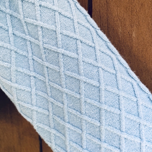 Ruby Moon Light Blue Crop Sweater - Picture 10 of 11